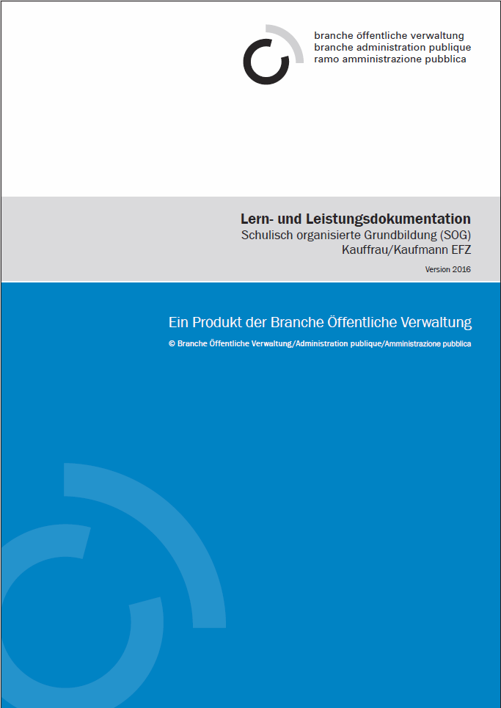 Titelseite der Lern- und Leistungsdokumentation ovap